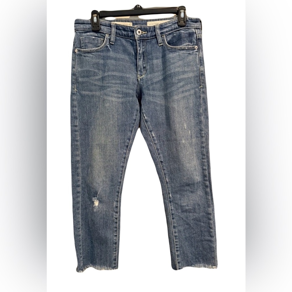 Pilcro And The Letterpress Anthropologie  Slim Boyfriend Cropped Jeans‎ Size 27P
